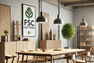 certyfikat FSC na certyfikowanej planszy drewna zrównoważonego