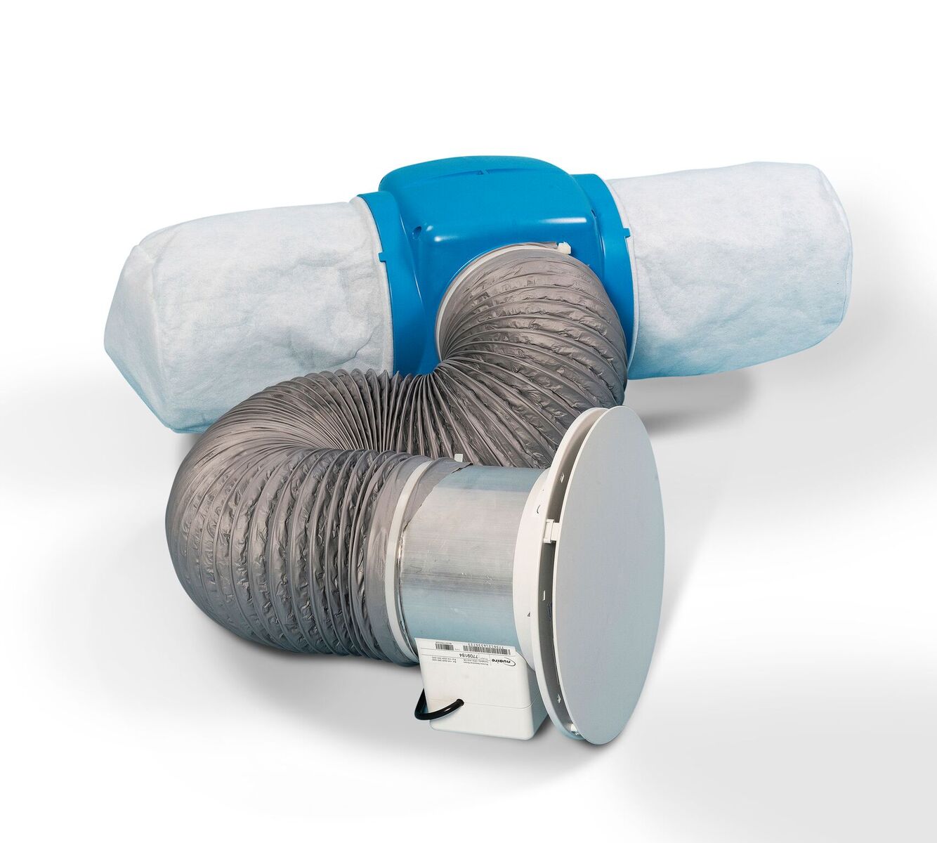 kanały wentylacyjne na suficie biura duże kanały wentylacyjne biegnące równolegle po suficie nowoczesnego biura